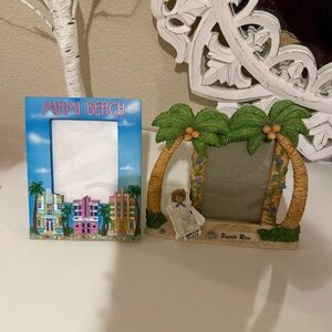 Miami Beach and Puerto Rico Themed Picture Frames